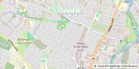 Map of Leicester