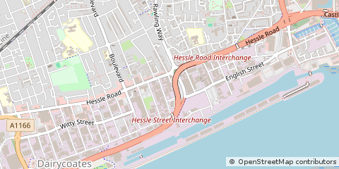 Map of Hull, North Humberside