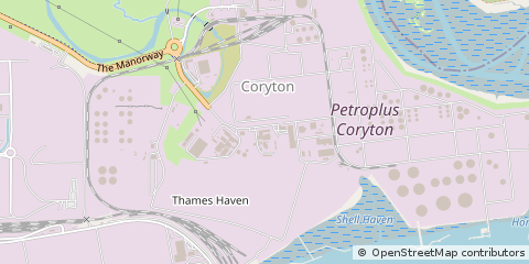 Map of Stanford LE Hope, Essex