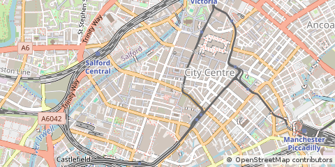 Map of Manchester