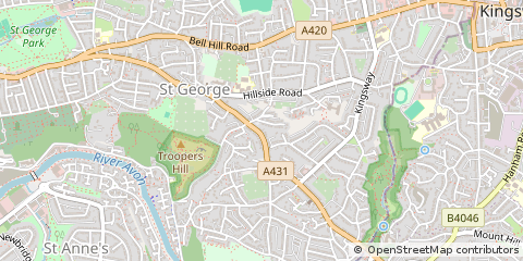Map of Bristol