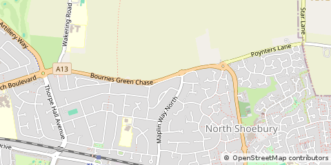 Map of Chelmsford, Essex