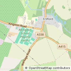 Map of Abingdon, Oxfordshire