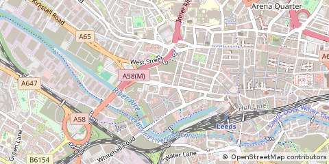 Map of Leeds, Cheshire