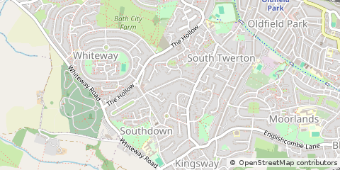 Map of Bath