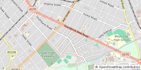 Map of Southport