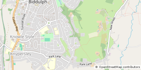 Map of Stoke-on-Trent, Staffordshire