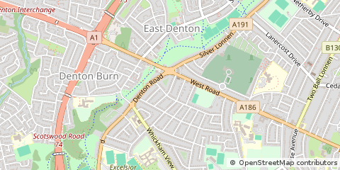 Map of Newcastle Upon Tyne