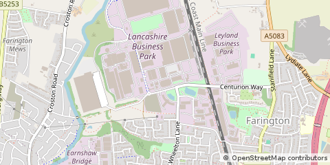 Map of Leyland