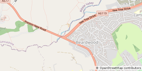 Map of Blackburn
