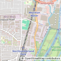 Map of Tottenham, London