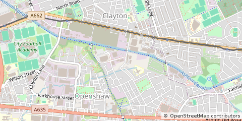 Map of Manchester