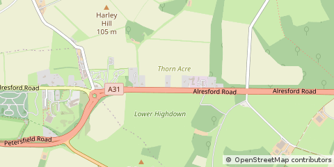 Map of Winchester, Hampshire