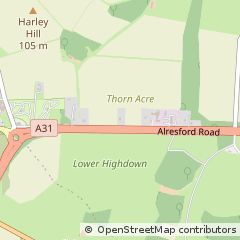 Map of Winchester, Hampshire