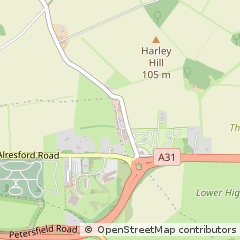 Map of Winchester, Hampshire