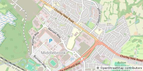 Map of NR Bolton, Lancashire