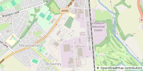 Map of Durham, County Durham