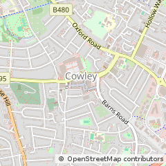 Map of Oxford, Oxfordshire