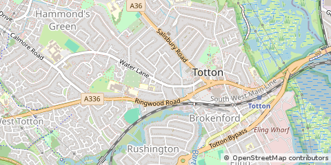 Map of Southampton
