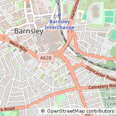 Map of Barnsley
