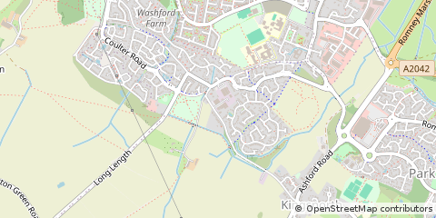 Map of Ashford, Kent ,