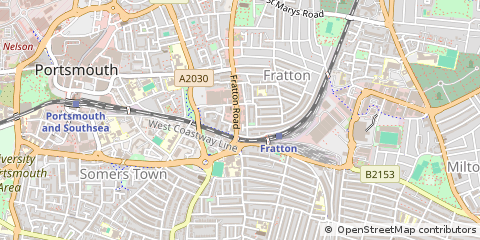 Map of Portsmouth, Hampshire