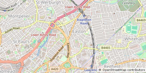Map of Bristol
