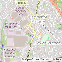 Map of Swindon, Wiltshire