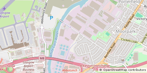 Map of Renfrewshire
