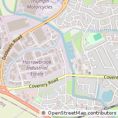 Map of Hinckley, Leicestershire