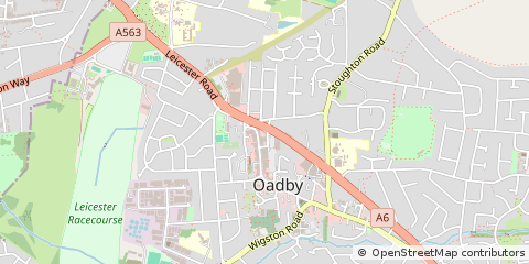 Map of Leicester