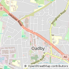 Map of Leicester