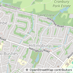 Map of Eastleigh, Hampshire