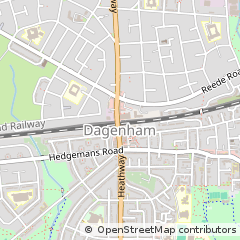 Map of Dagenham