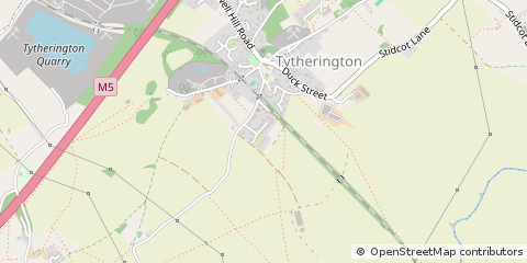 Map of Wotton-Under-Edge, Gloucestershire