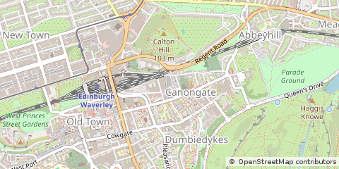 Map of Edinburgh