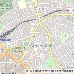 Map of Plymouth, Devon