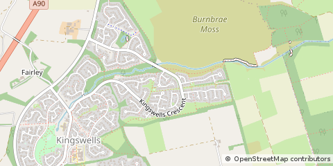 Map of Aberdeen, Aberdeenshire