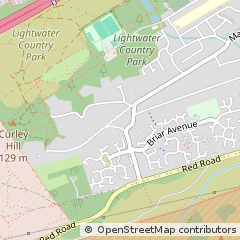 Map of Lightwater, Surrey