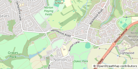 Map of Sheffield
