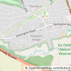 Map of Stockton on Tees, Cleveland