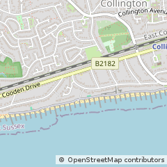 Map of Bexhill-on-SEA, East Sussex