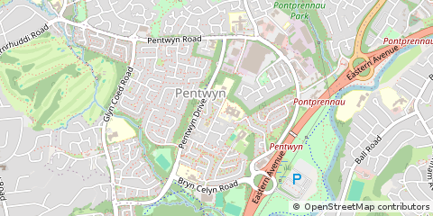 Map of Cardiff