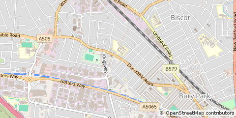Map of Luton