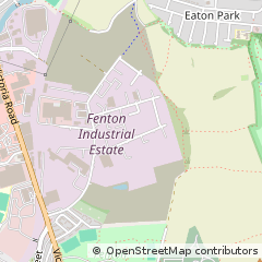 Map of Stoke-on-Trent, Staffordshire