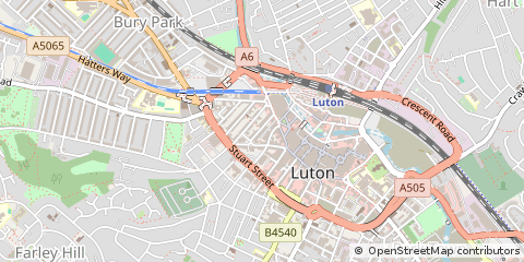 Map of Luton