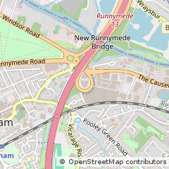 Map of Egham