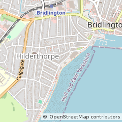 Map of Bridlington, Cheshire