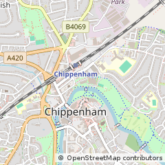 Map of Chippenham, Wiltshire