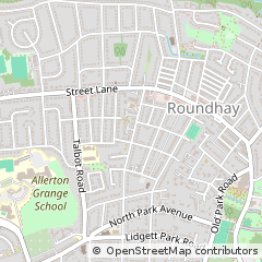 Map of Leeds, West Yorkshire